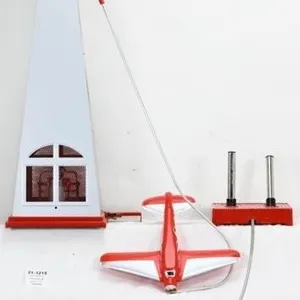 4 Ft tall HUGE TIN TOY Flying action joystick cont