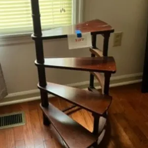 Home Decor Spiral Staircase Display Shelf