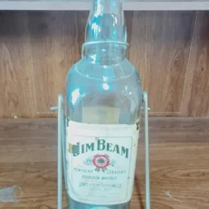 Vintage Jim Beam Bourbon Whiskey Bottle