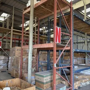 (1) Section of Tear Drop Pallet Racking