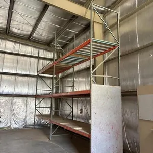(2) Sections of Tear Drop Pallet Racking