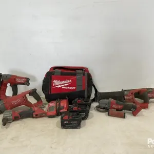 Milwaukee 18V Drills, Nailer, Grinder, Recip Saws