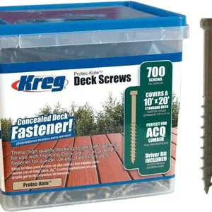 Kreg 2 Deck Screws 700 Count Protec-Kote