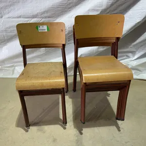 8 - Wooden Stacking Chairs