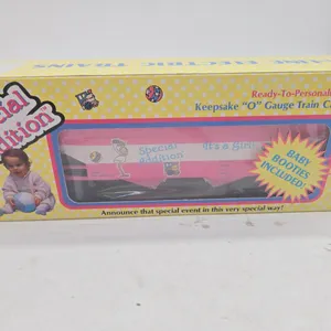 Vintage K-line, it's a girl special. Edition box car in original box.
