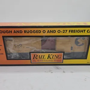 Vintage rail, king chessy system round roof box car with generator in original box