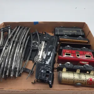 Vintage marxs brand number 833 freight train set with figure 8 track