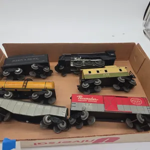 Vintage sakai of Japan, Hudson and Pacific locomotive number 301 train set.