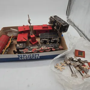 Vintage cardboard train set