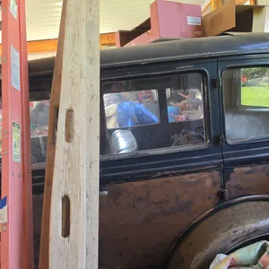 Vintage wooden concrete screen boards