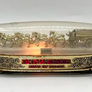 Budweiser Clydesdales Lighted Bar Sign