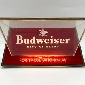 Vintage Budweiser Lighted Bar Sign