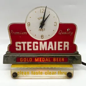 Stegmaier Gold Medal Beer Lighted Clock