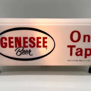 Vintage Genesee Beer "On Tap" Lighted Sign