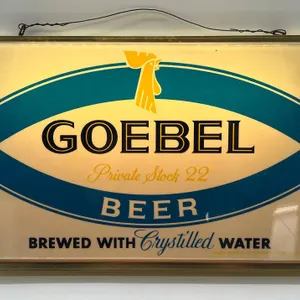 Goebel Beer Lighted Bar Sign