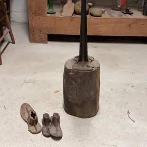 Antique Wooden Boot/Shoe Forms & Primitive Tool