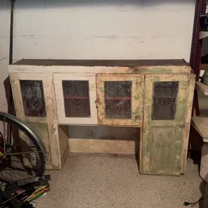 Antique Hoosier-Style Cabinet Top