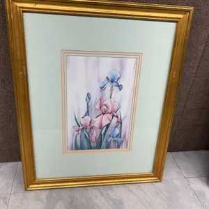 Carmel Foret 1986 Signed Limited Edition Iris Print Framed, Numbered 1664/1800, Vanguard Studios