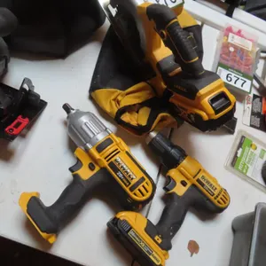 Lot - DeWalt 20V 3 pc. Cordless Set, (2) Batteries, No Charger *Located at Spruce Grove location.