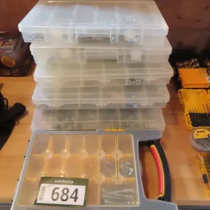 Lot - (6) Screw and Bolt Kits w/ Contents *Located at Spruce Grove location.
