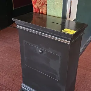 27" x 12" x 40" Wood card/ticket drop box