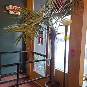 8' Faux palm tree