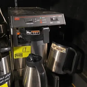 Bunn model: Wave15-S, Stainless steel coffee maker with hot water dispenser