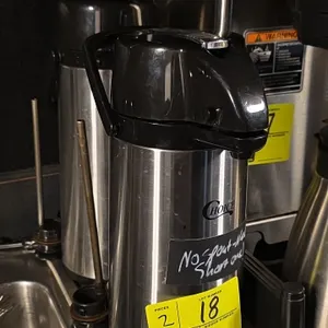 Stainless steel hot coffee dispensers