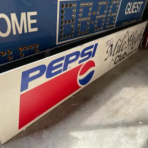 (2) Metal Signs