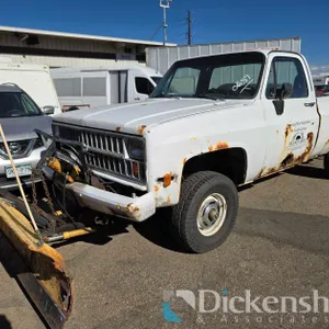 1981 CHEVROLET K10 TRUCK WITH PLOW, 1GCEK14H78J150657, KEY