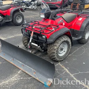 1999 HONDA TRX400FW ALL TERRAIN VEHICLE, 478TE200XX4002621, KEY - WITH PLOW