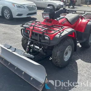 2000 HONDA TRX400FW ALL TERRAIN VEHICLE, 478TE2006Y4102300, KEY - WITH PLOW