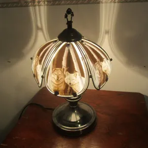 Wolf Themed Touch Tone Table Lamp