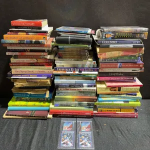 Books, Dictionaries, and Dark-Hunter Trading Cards