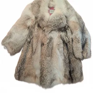 Rudolf of Calgary Wolf Fur Men's Coat Size XL