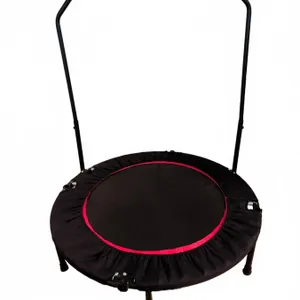 Mini Fitness Trampoline with Safety Handlebar