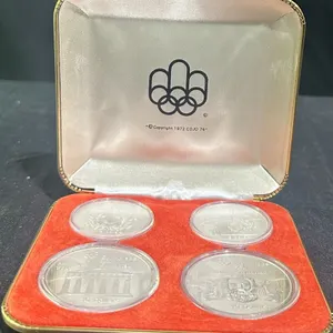 1976 Montreal Olympics Series I 4-Coin .925 Silver Set in Case