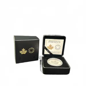 2022 $20 .9999 Fine Silver Maple Leaf Coin, Royal Canadian Mint 1oz, COA