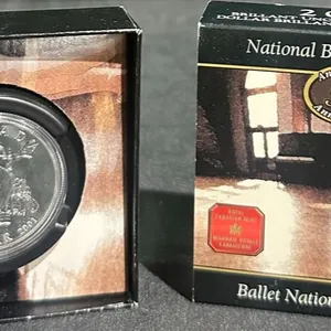 2001 National Ballet of Canada 50th Anniversary Silver Dollar .925