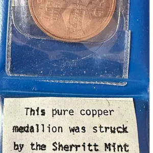 1976 Sherritt-Cominco Copper Process Medallion in Case