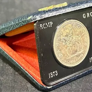 1973 RCMP Centennial .500 Silver Commemorative Dollar Coin, 23.3g