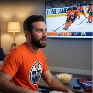 Edmonton Oilers NHL T-Shirt Size Medium
