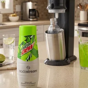 Lot of 6 SodaStream Mountain Dew Drink Mix 440mL