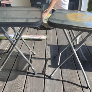 2 - Folding Patio Tables