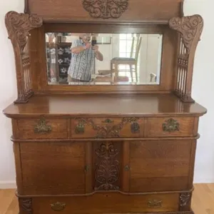Antique Oak Buffet