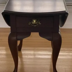 Double Drop Leaf Lamp Table