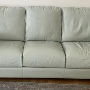 3 Cushion Leather Sofa