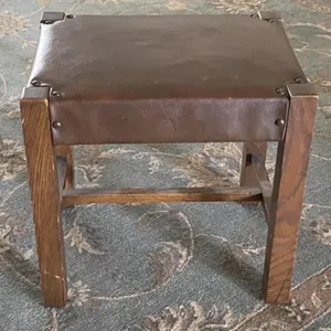 Mission Style Oak Footstool