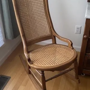 Hip Hugger Cane Seat Rocker