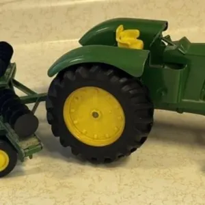 John Deere Tractor and Disk